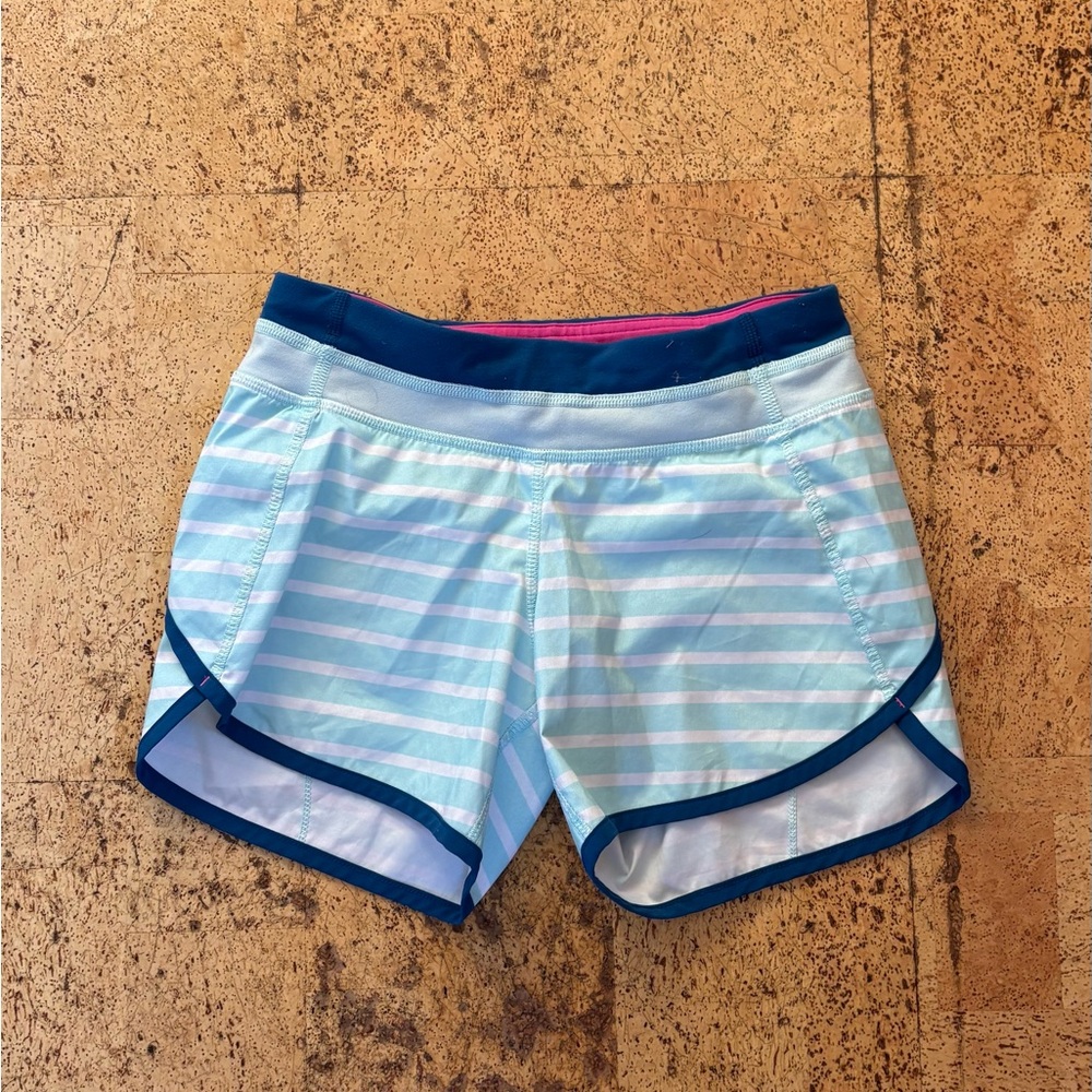 Ivivva by Lululemon Pink and White Athletica Shorts